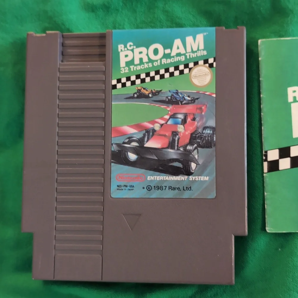 RC Pro Am for the NES Video Game with Manual